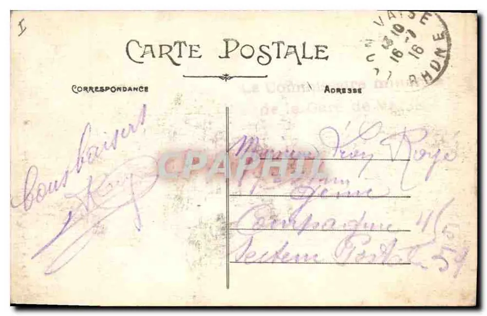 LYON — Monumento Carnot — E.R. n°173 - Verso