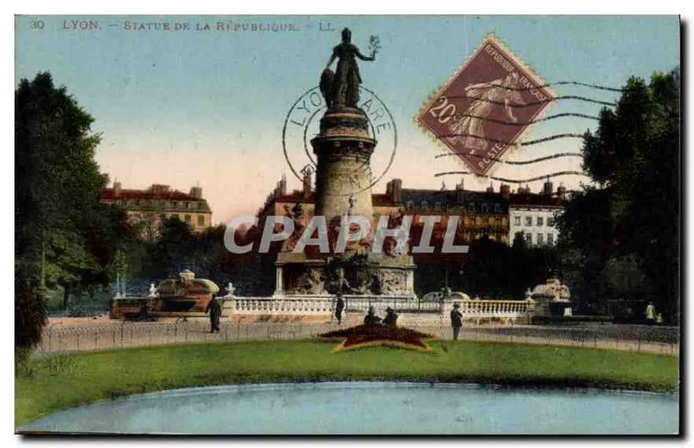 LYON — Estátua da República — LL - Frente