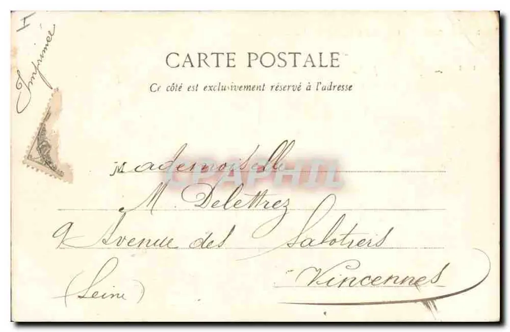 LYON - Côteau & Igreja de Fourvière — n° de série 8342 - Verso