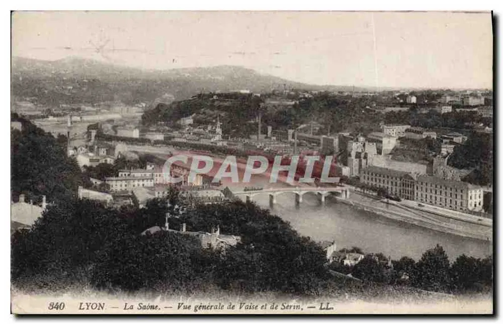 LYON — Die Saône — Allgemeiner Blick auf Vaise und Serin — LL. — N° 840 - Vorderseite