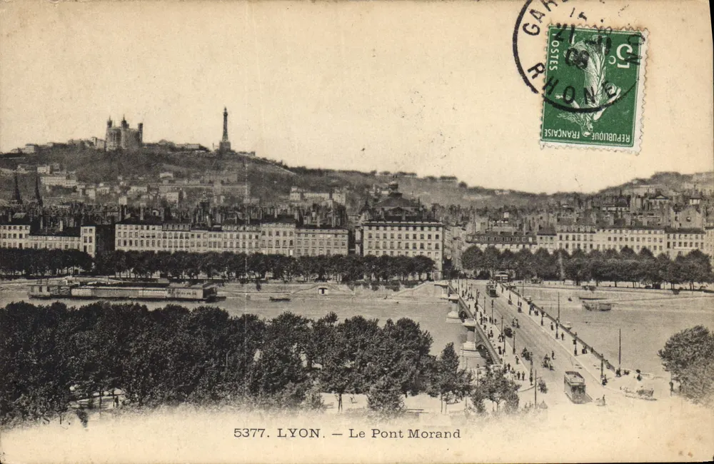 LYON — O Ponte Morand — Editor S.F., n° 5377 - Frente