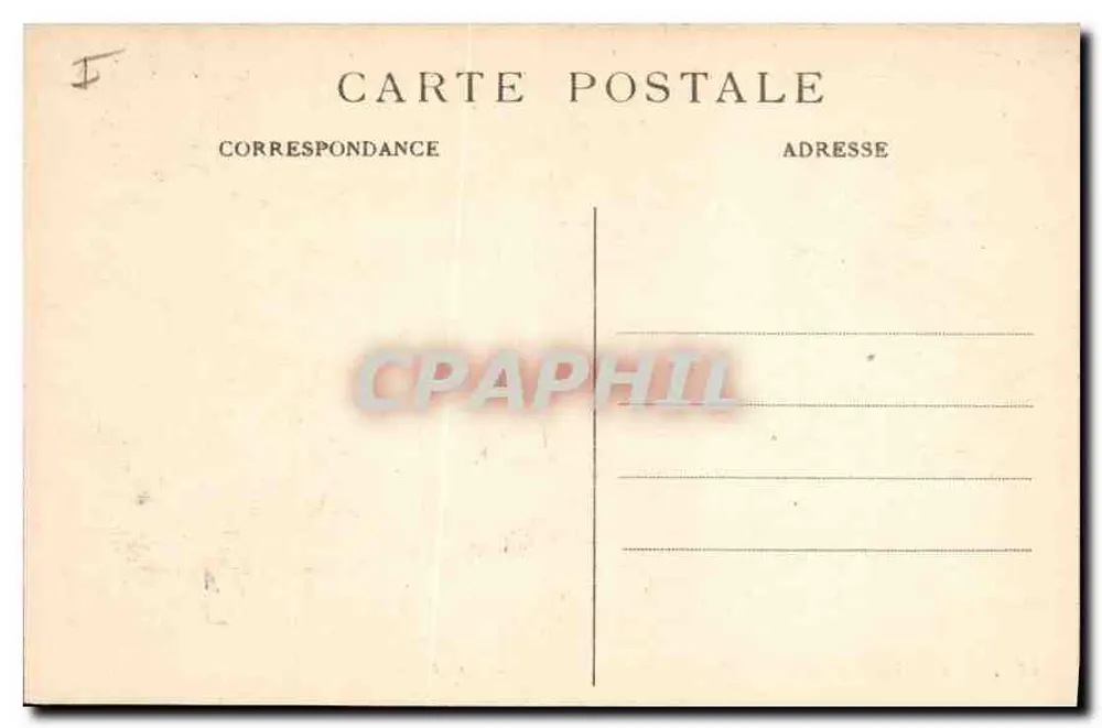 LYON — Ansicht der Place Bellecour, aufgenommen von Fourvière - E.R. n°41 - Rückseite