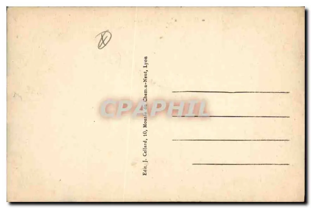LYON - 15 — A Praça Carnot — J. Cellard, Lyon - Verso