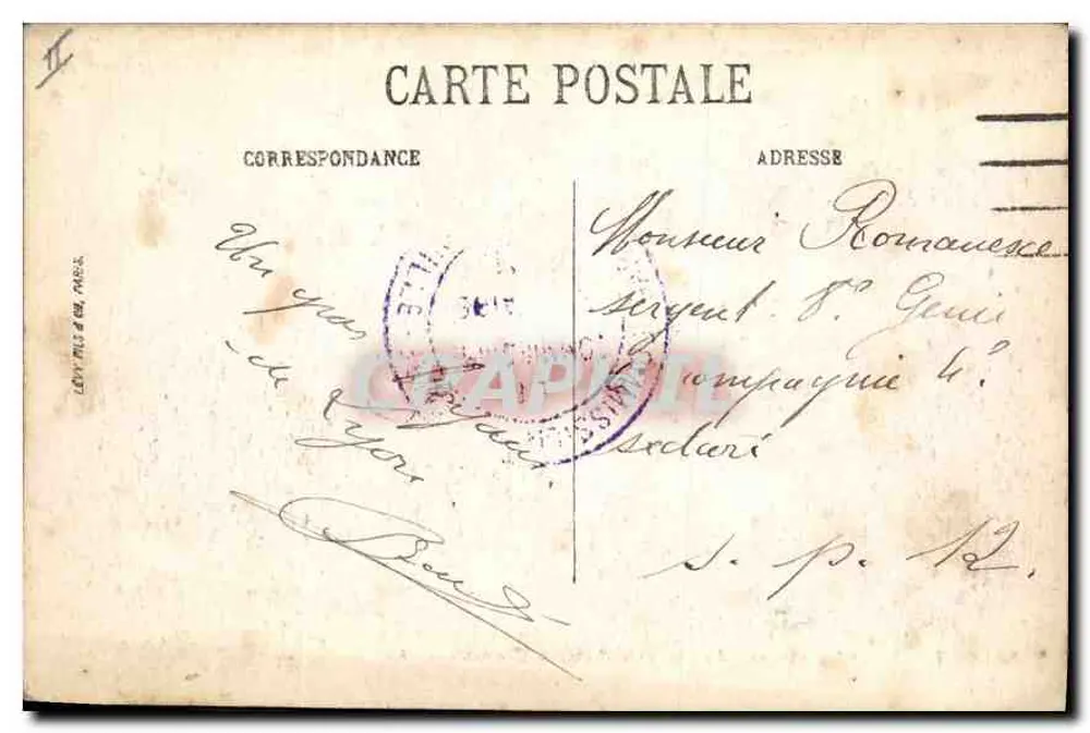 LYON — Les Minimes, Hospice Saint-Pothin und Fourvière — Selecta, Nr. 428 - Rückseite