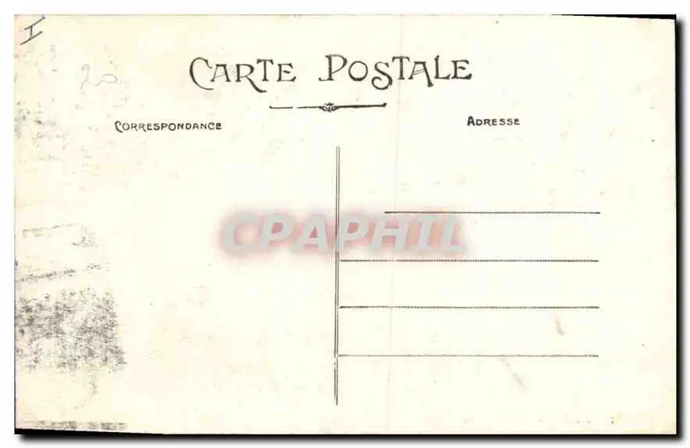 LYON — Pont-Morand — Quai St-Clair und Croix-Rousse-Hügel — E. R. - Rückseite