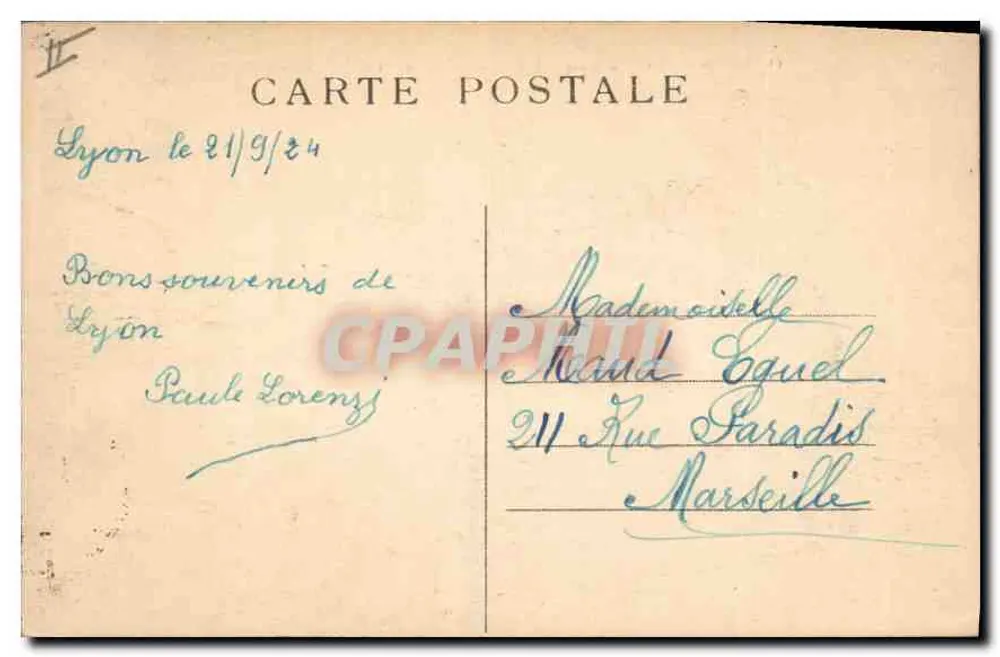 LYON — La Mulatière — Verbindung der Rhône und Saône — M.F. - Rückseite