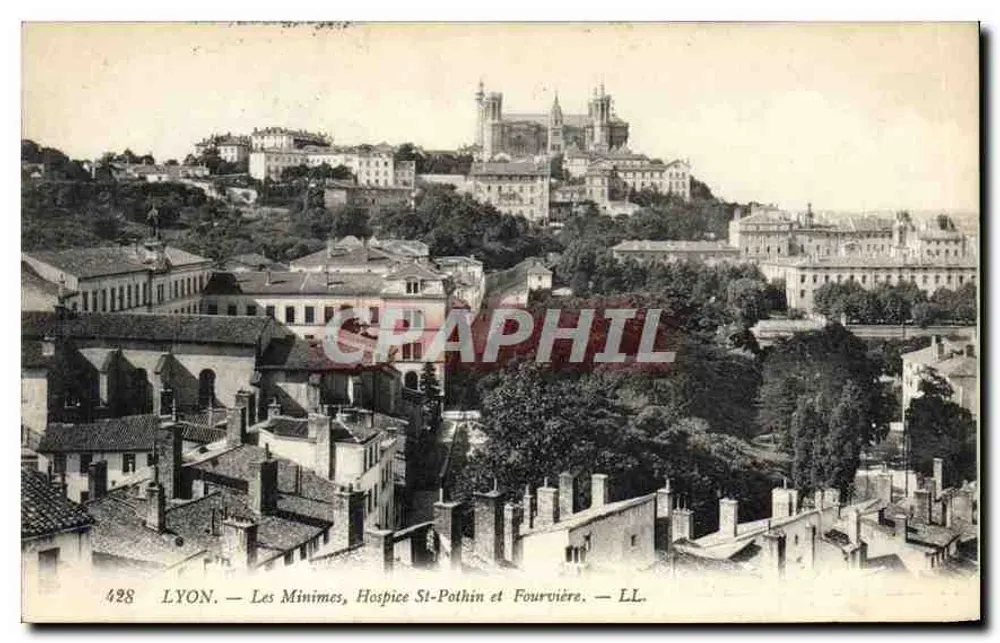 LYON — Les Minimes, Hospice St-Pothin et Fourvière — LL. n°428 - Recto