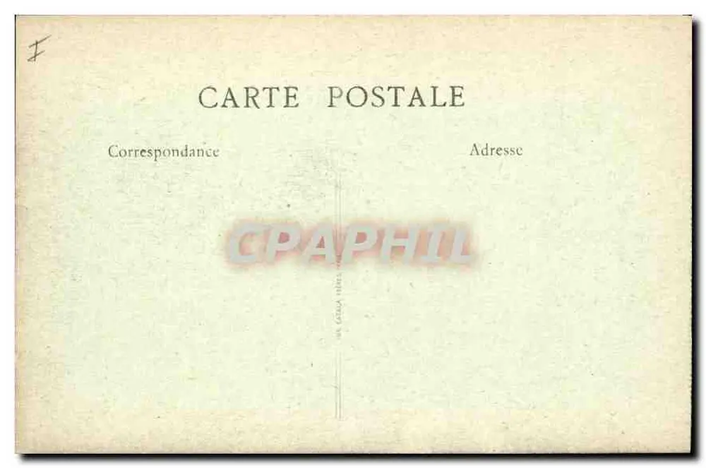 Lyon - Panoramablick, aufgenommen vom Coteau de Saint-Just — B. F. — Nr. 39 - Rückseite