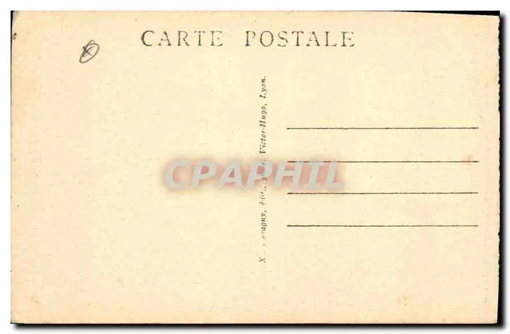 Lyon — Praça Carnot e Cours de Verdun — editor X. Magny, Lyon - Verso