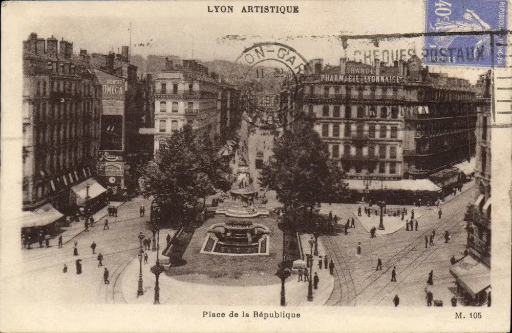 Place de la République — Lyon — Édition M. 105 - Vorderseite