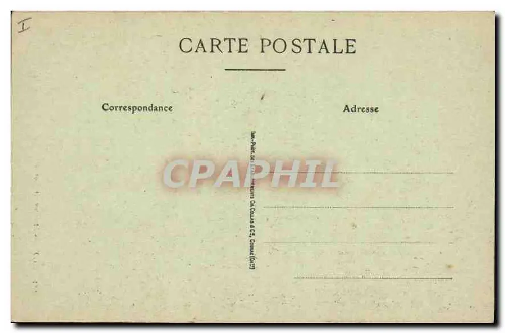 LYON — Monumento Carnot y Rue de la République — E. R. - Reverso