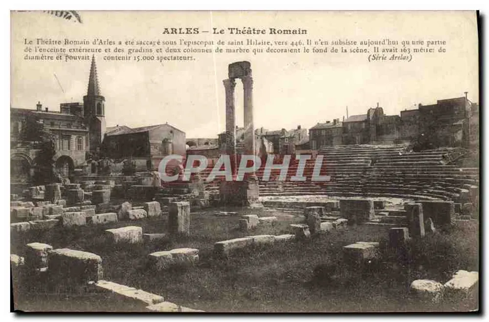 Arles — Het Romeinse Theater — Serie Arélas - Voorkant