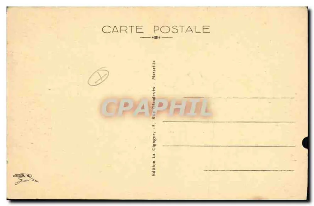 La Ciotat — Nossa Senhora da Guarda — editor Cigogne, Marselha, n° 669 - Verso