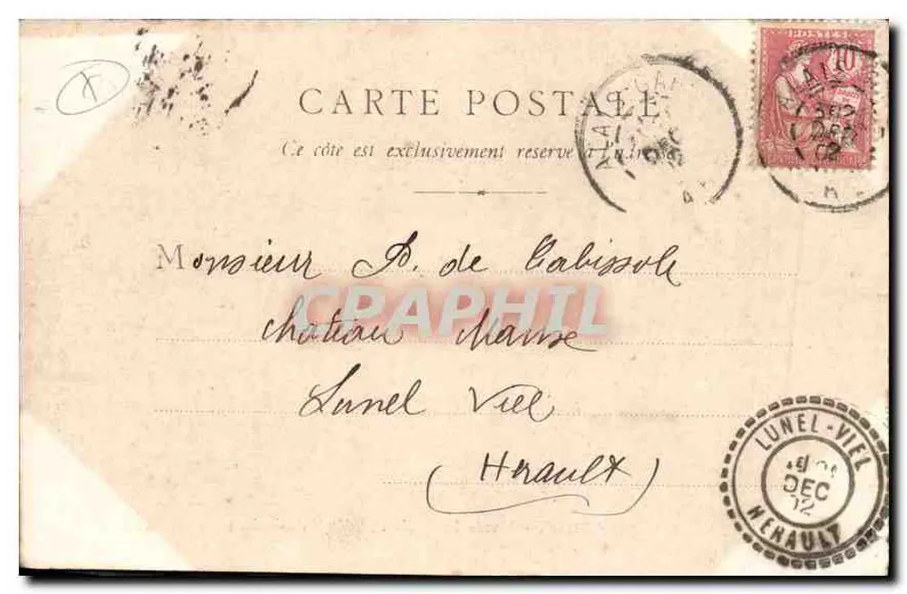 Museu Lapidaire de Arles — detalhe de lápide — B. E. Chalondes-Signe - Verso