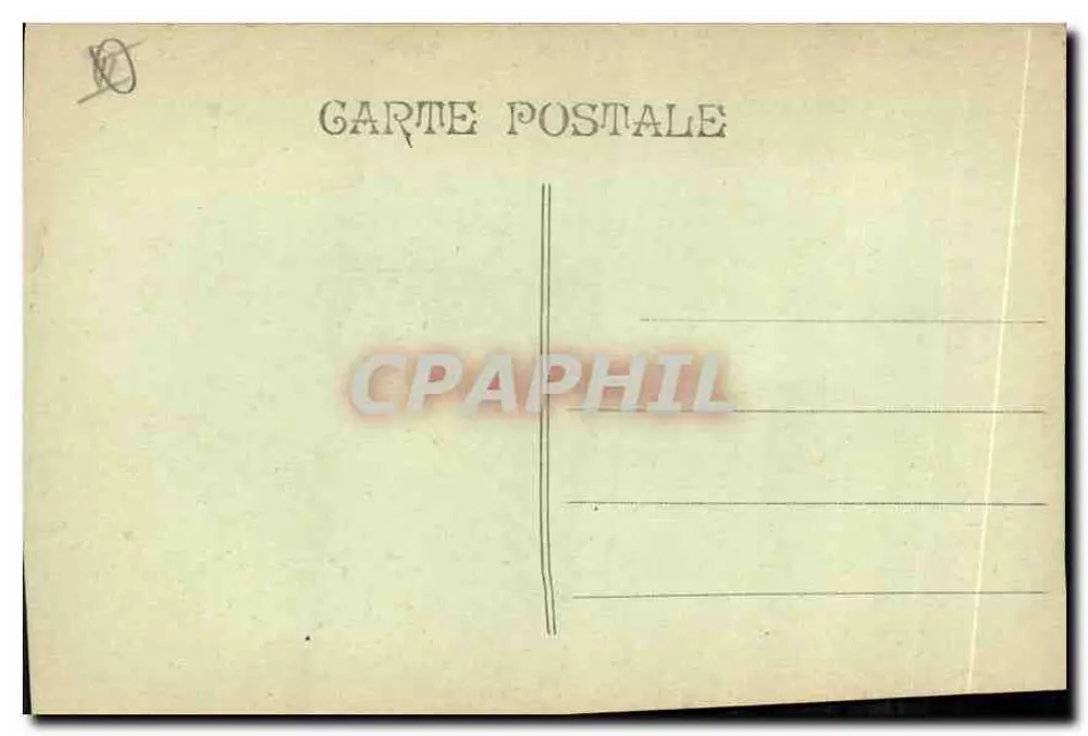 Marselha — Porta de Aix — editor: Bureau de la Poste - Verso