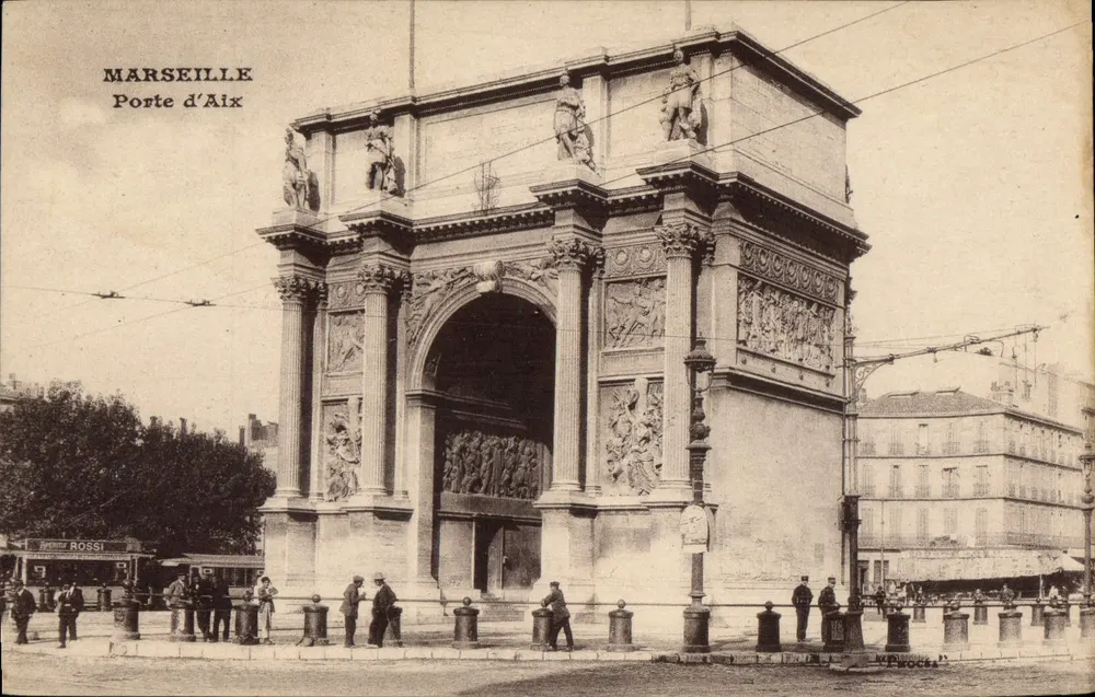 Marseille — Porta de Aix — editor K. Puocca - Frente