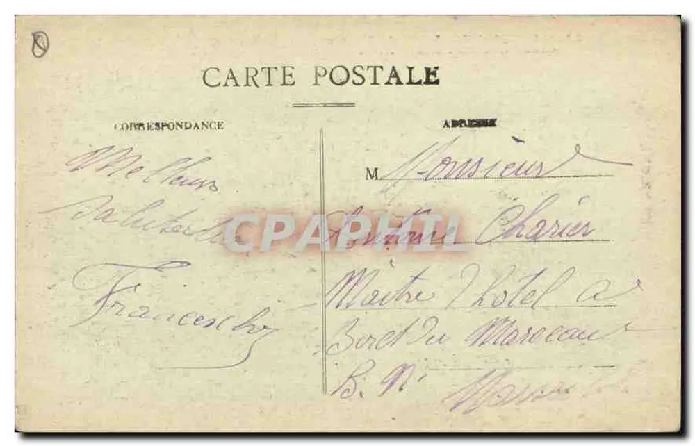 MARSEILLE — Die Pforte von Aix und der Große Weg von Aix — A. C. - Rückseite