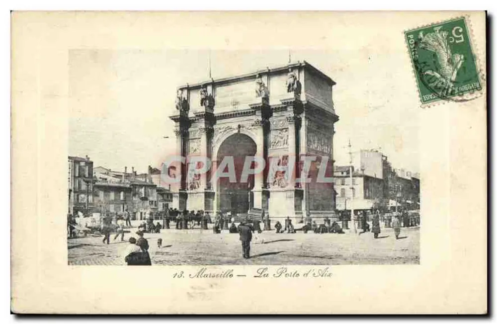 Marseille — A Porta de Aix — Graphil - Frente