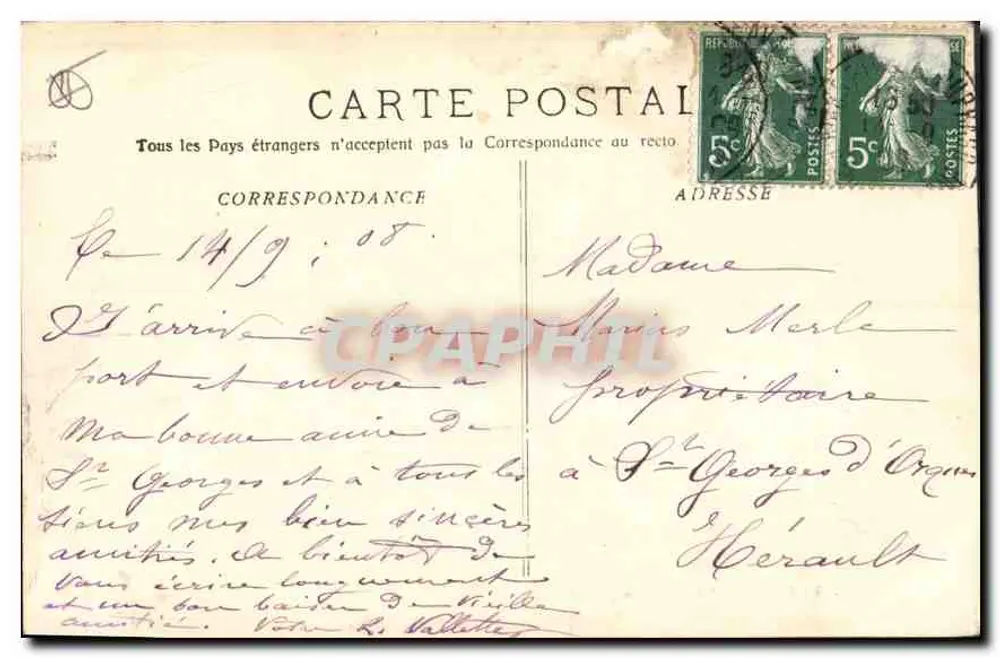 Marselha - A Porta de Aix — editor Edilion de la Samaritaine, n° 22 - Verso