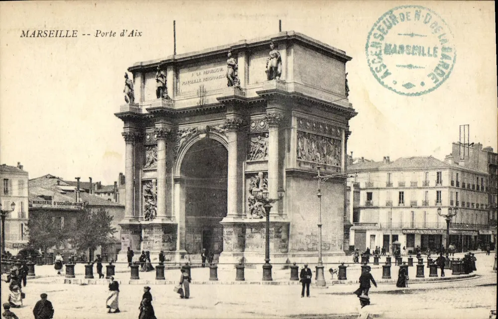 Marselha — Porta de Aix — editor Carpintaria de Ocasional - Frente