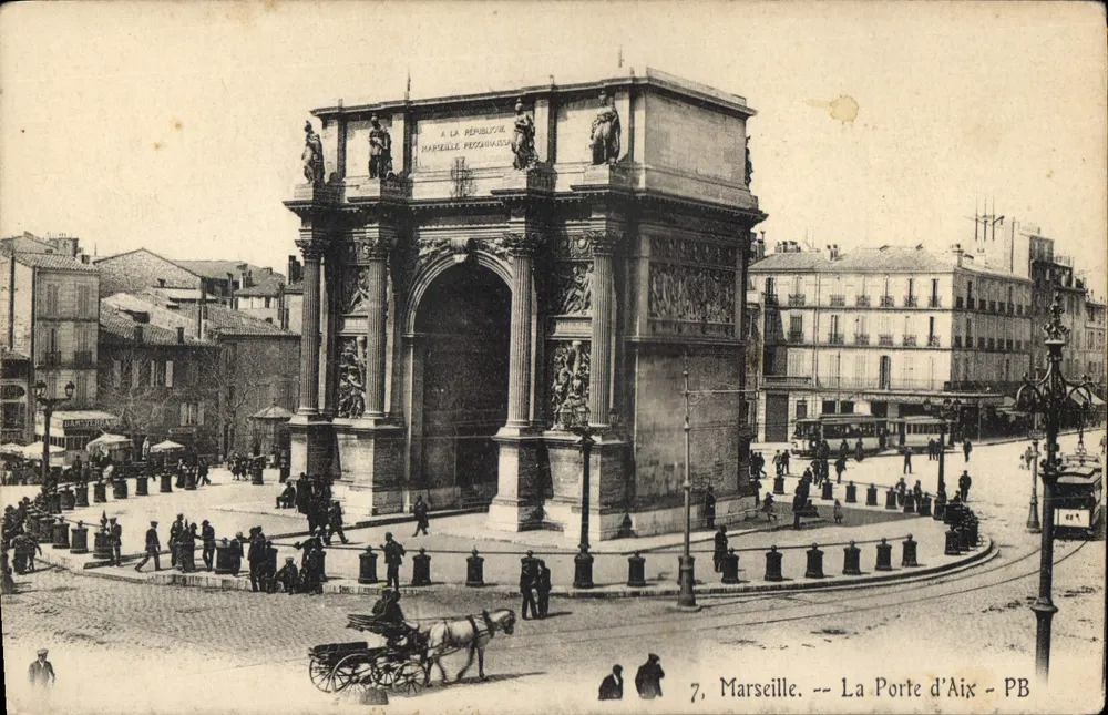 Marseille -- A Porta de Aix -- PB - Frente
