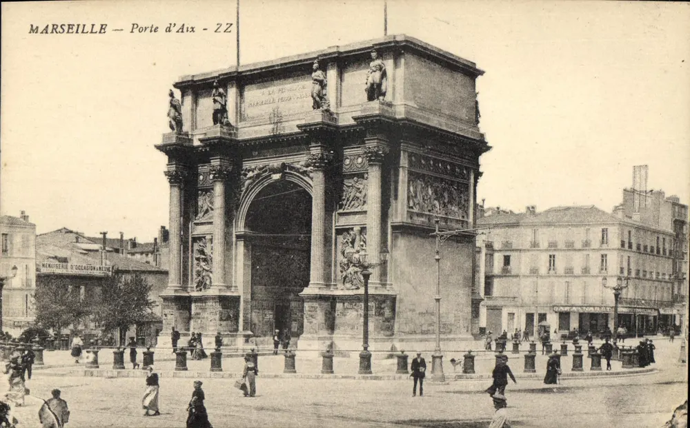 Marselha — Porta de Aix — ZZ - Frente