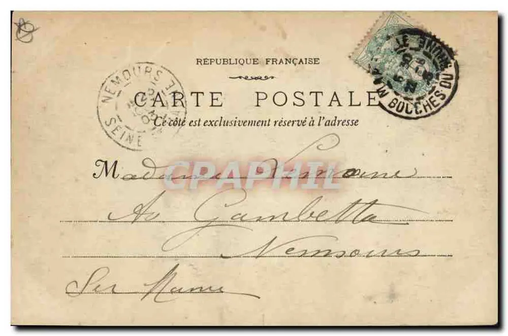 Marseille - A Porta de Aix — Fototipia E. Lactor — N°3 - Verso