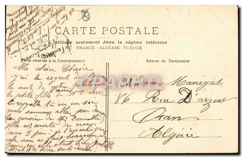 Marselha - A Porta de Aix — editor Fot. L. Larocq, n°3 - Verso