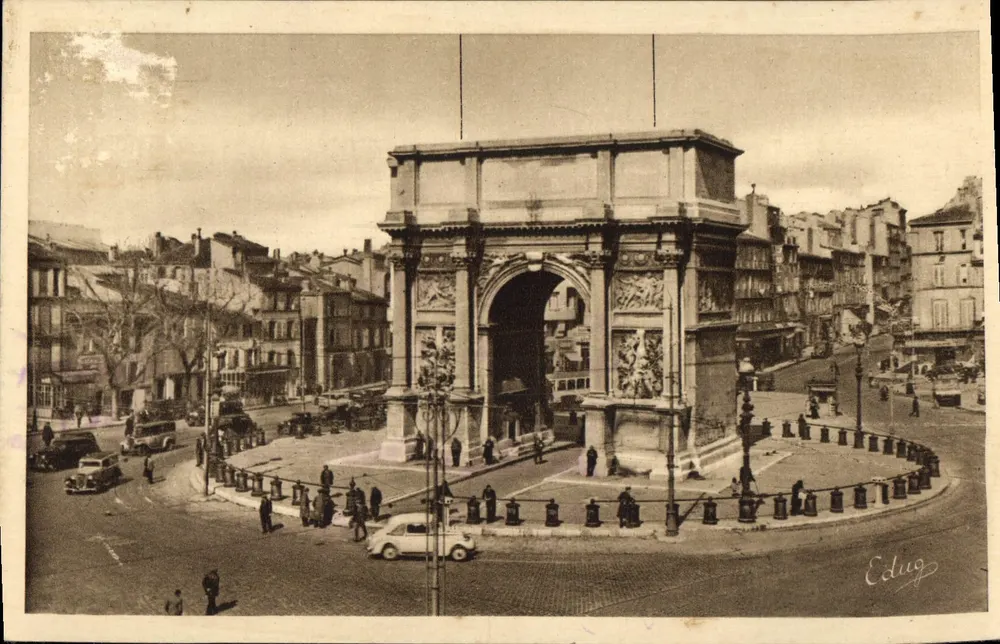Marselha - A Porta de Aix — editor Edug - Frente