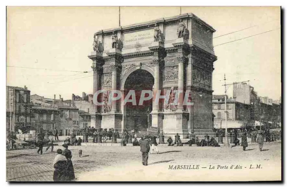 Marsylia — Porta Aix — L.M. - Awers