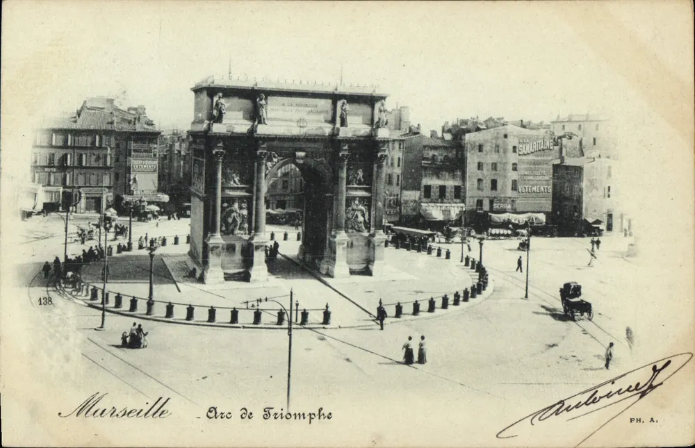 Marselha — Arco do Triunfo — PH. A. - Frente