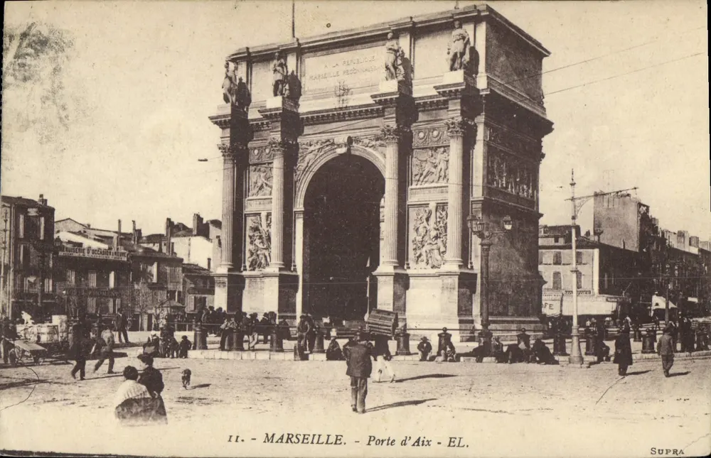 Porta de Aix — Marselha — Supra - Frente