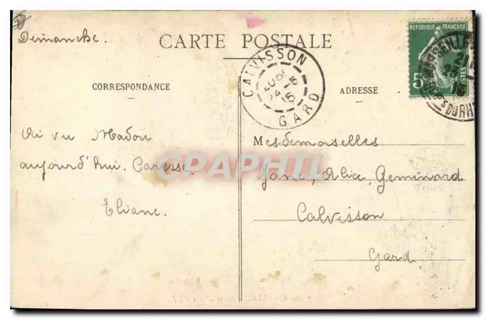 Porta de Aix — Marselha — Supra - Verso