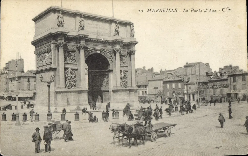Marselha - A Porta de Aix — C.N. n°26 - Frente