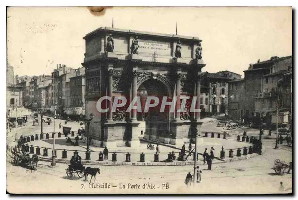 Marselha — A Porta de Aix — PB - Frente