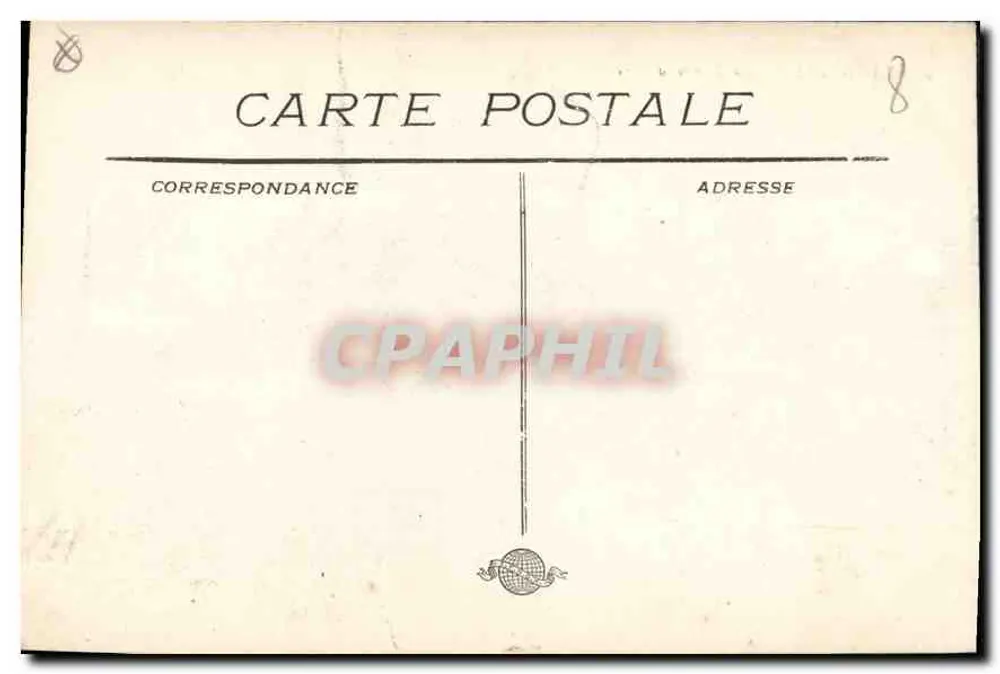 MARSEILLE - A Porta de Aix — vista do arco triunfal com pedestres e veículos — editor G. MARSEILLE, n°9 - Verso