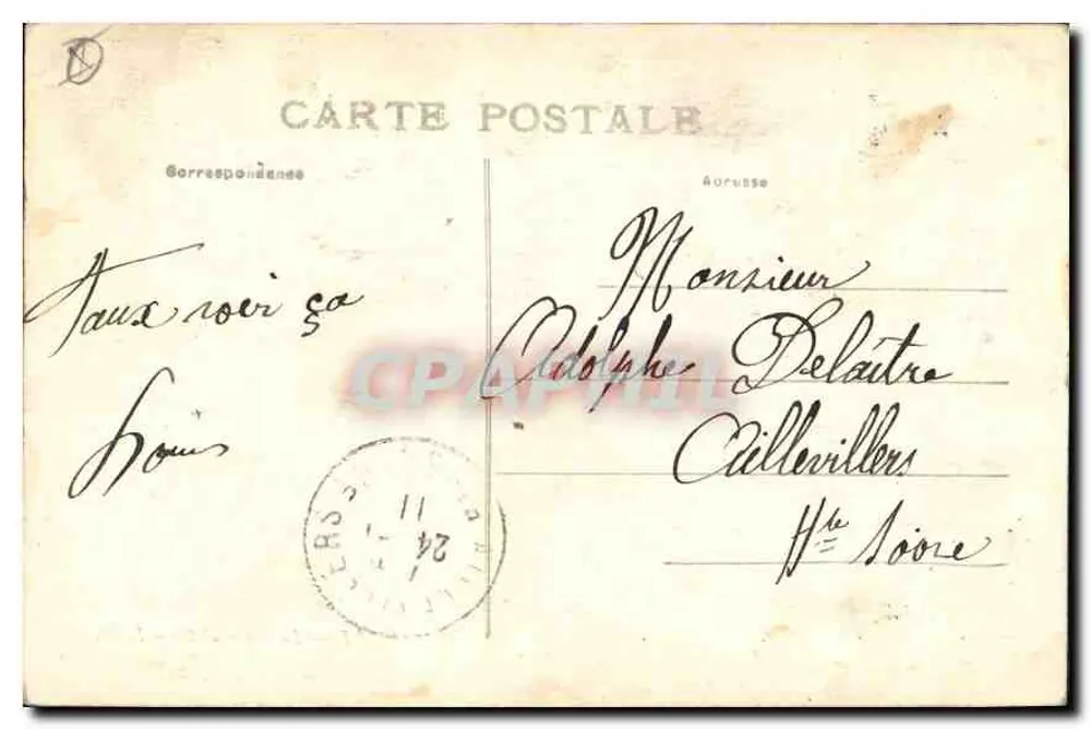Marselha — A Porta de Aix — L.M. - Verso