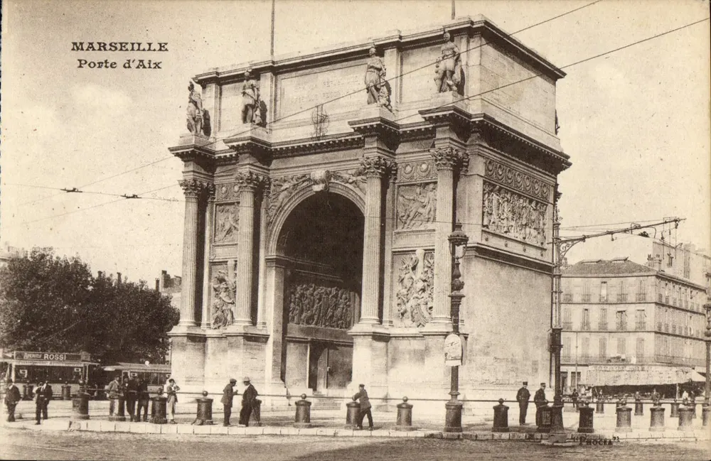 Marselha — Porta de Aix — editor Procesa - Frente