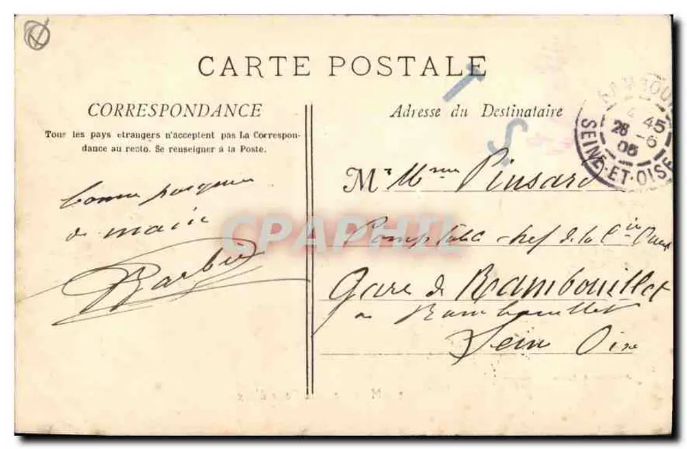 Marselha - A Porta de Aix — Phototypie E. Lacour — n°3 - Verso