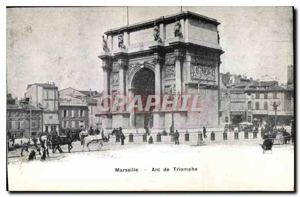 Marselha — Arco do Triunfo — n° de série 13 - Frente