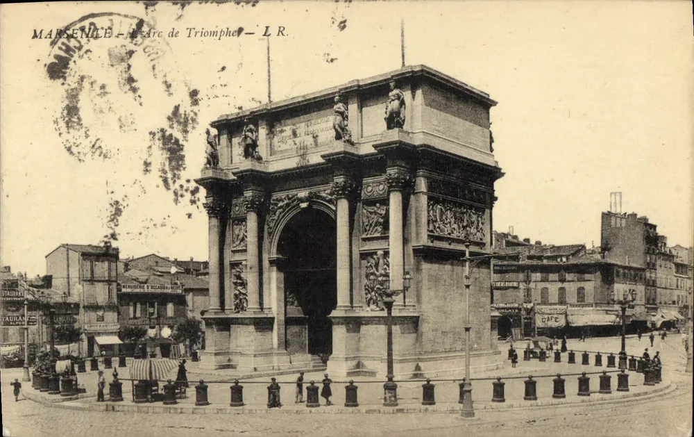 Marselha — Arco do Triunfo — L.R. - Frente
