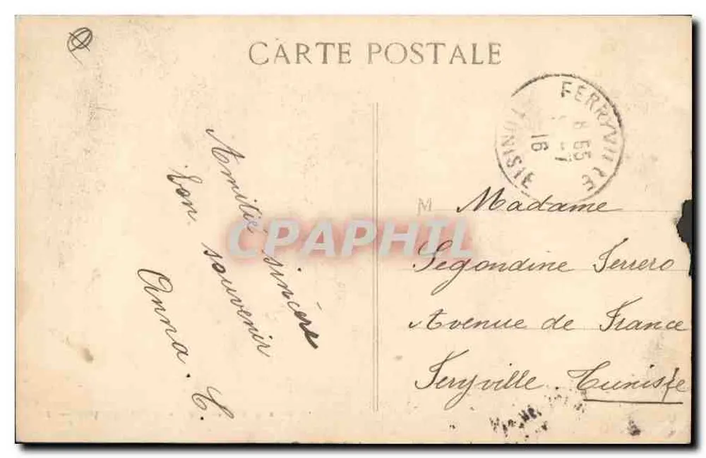 Marselha - A Porta de Aix — E.L. — n°11 - Verso