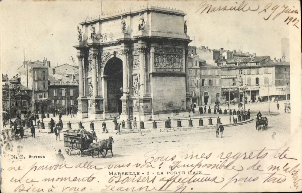Marselha - A Porta de Aix — N.C. Editor, n°2 - Frente