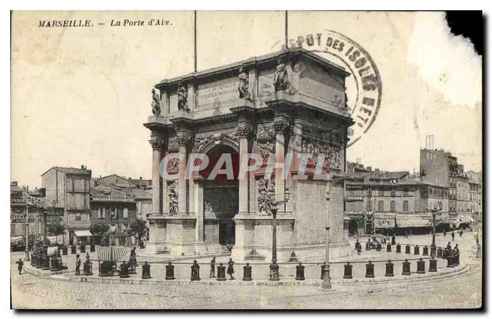 Marselha — A Porta de Aix — Editor: Pot des Isolés - Frente