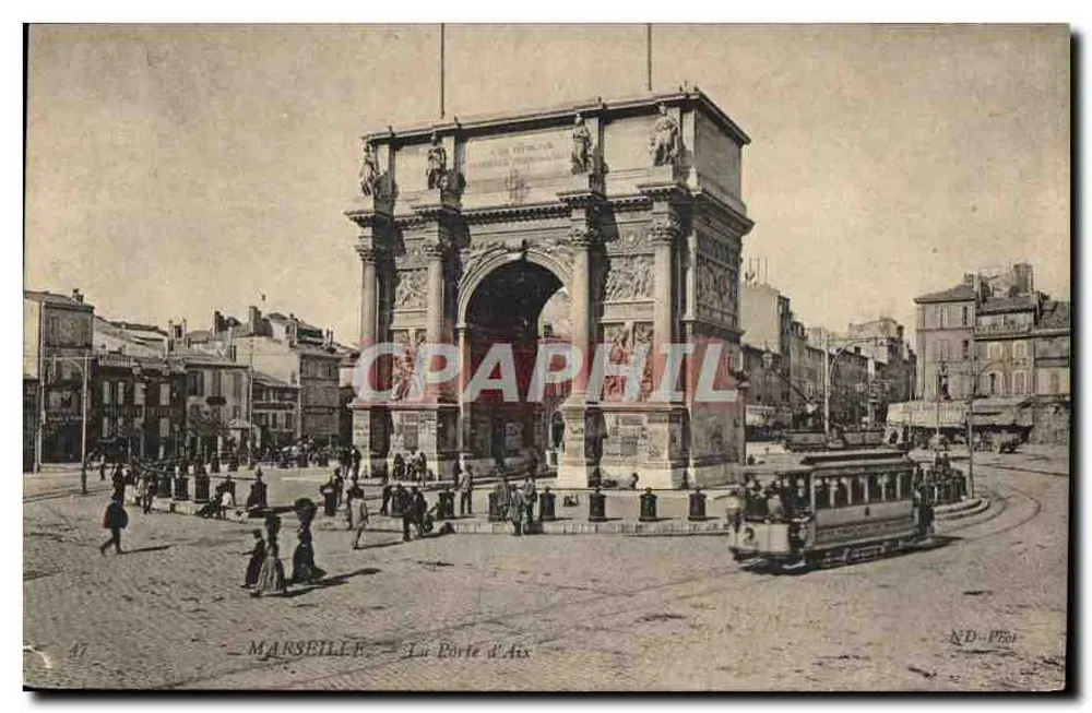Marselha — A Porta de Aix — ND-P684 - Frente