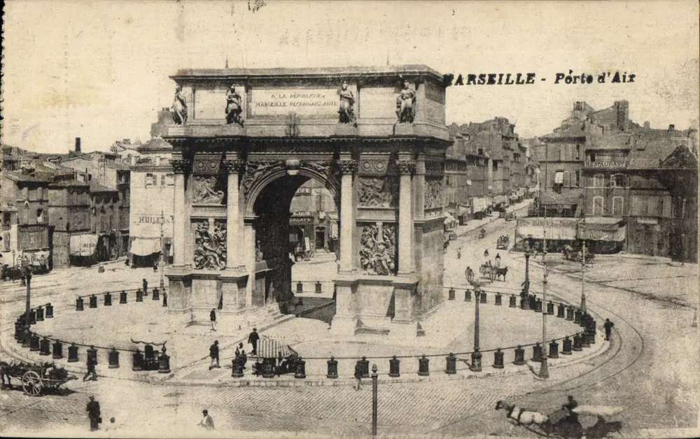 Marseille - Porte d'Air — Arco da República Reconhecida — Hulles - Frente