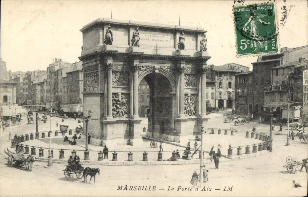Marseille — A Porta de Aix — LM - Frente