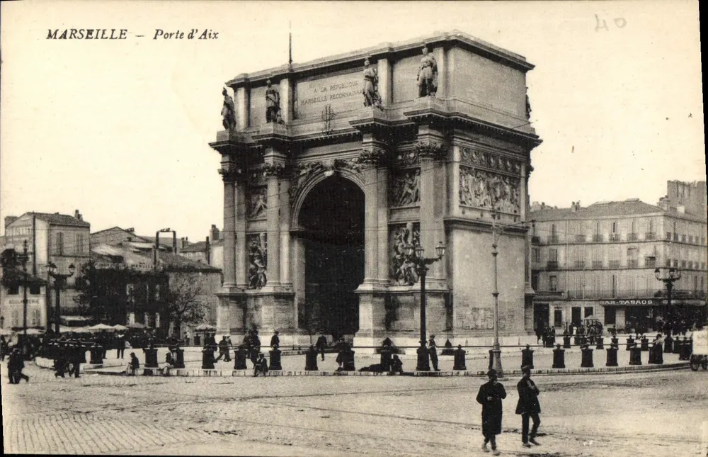 Marseille — Porta de Aix — editor desconhecido, n° de série 40 - Frente