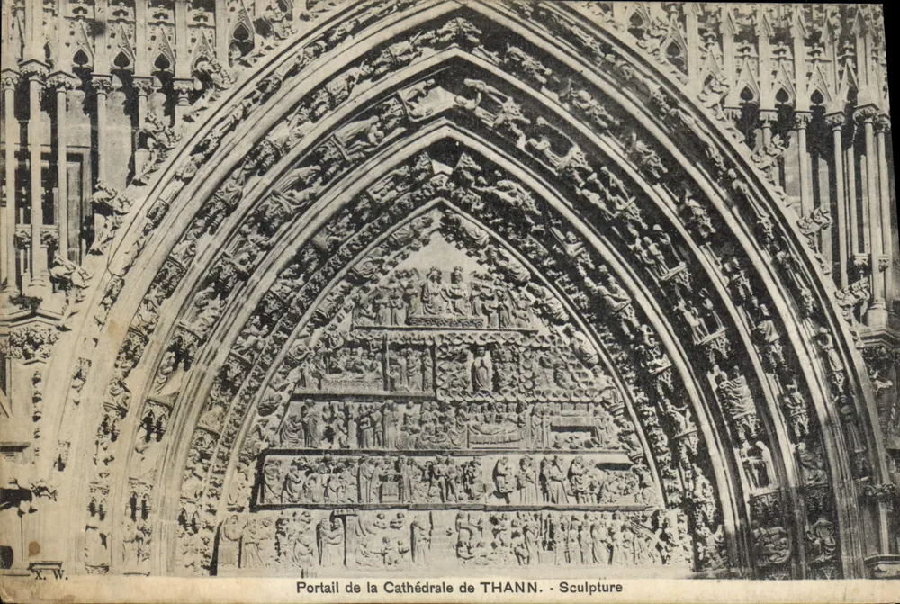 Portal de la Catedral de THANN - Escultura - Anverso