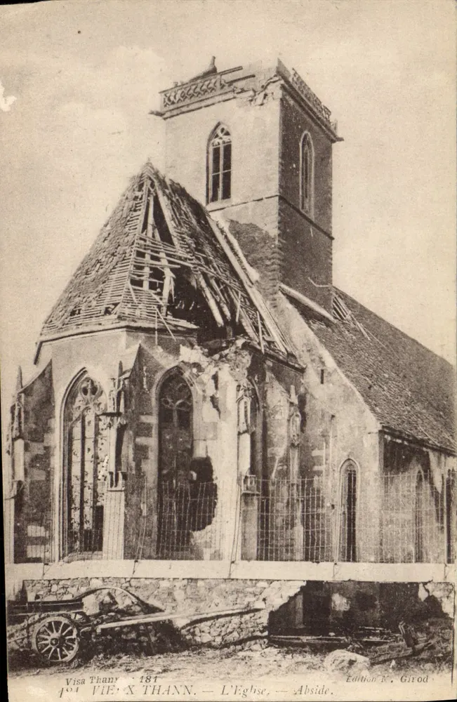 Vie-Thann — L'Église — Abside. Édition N. Girod - Vorderseite
